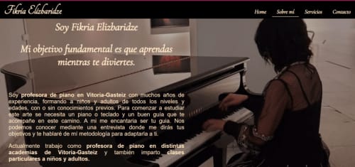 Fikria-profesora de piano